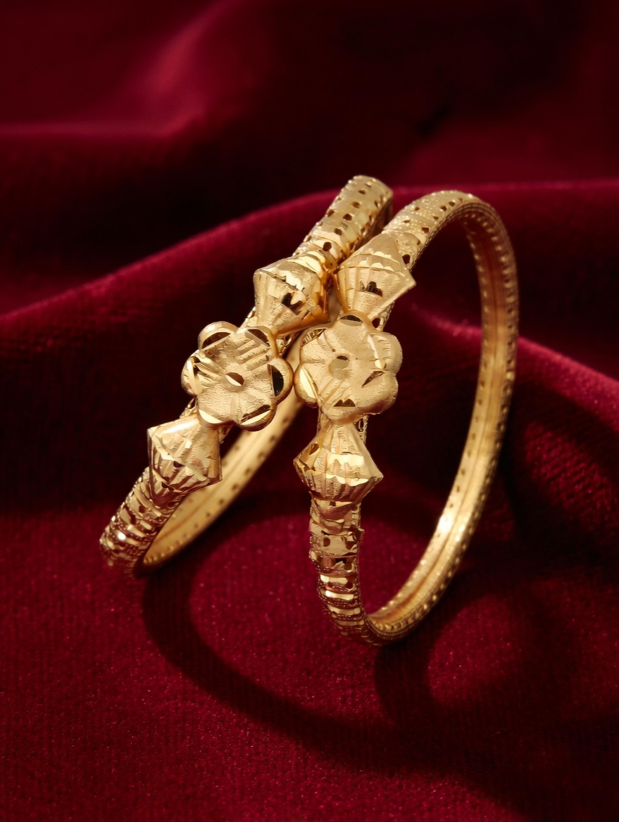 Luxury Finish Gold Plated Bangles