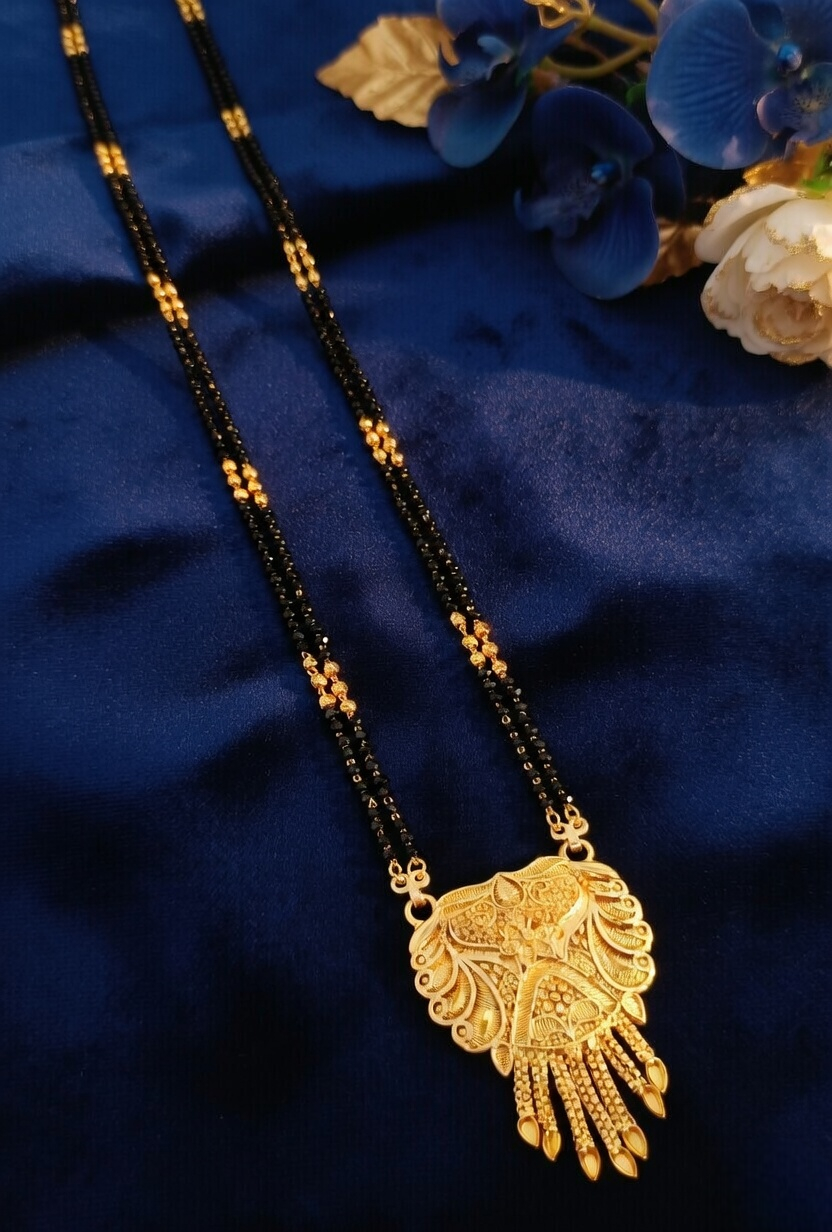 Ethnic Fusion Black Bead Mangalsutra