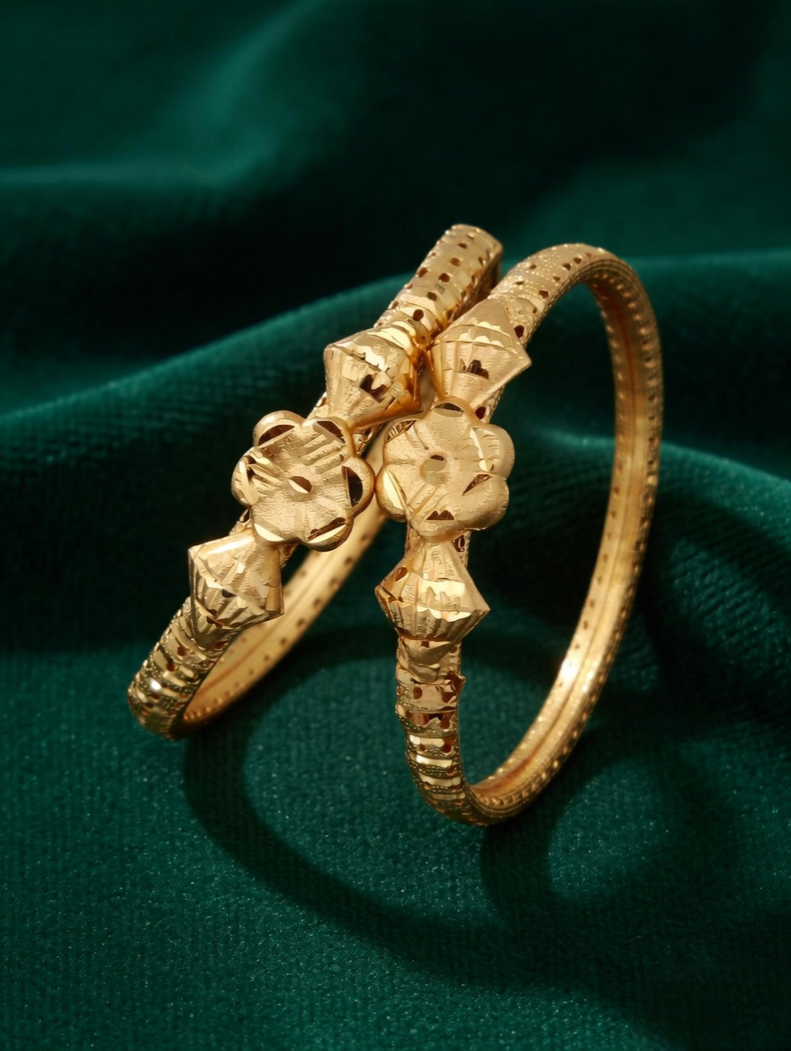 Luxury Finish Gold Plated Bangles