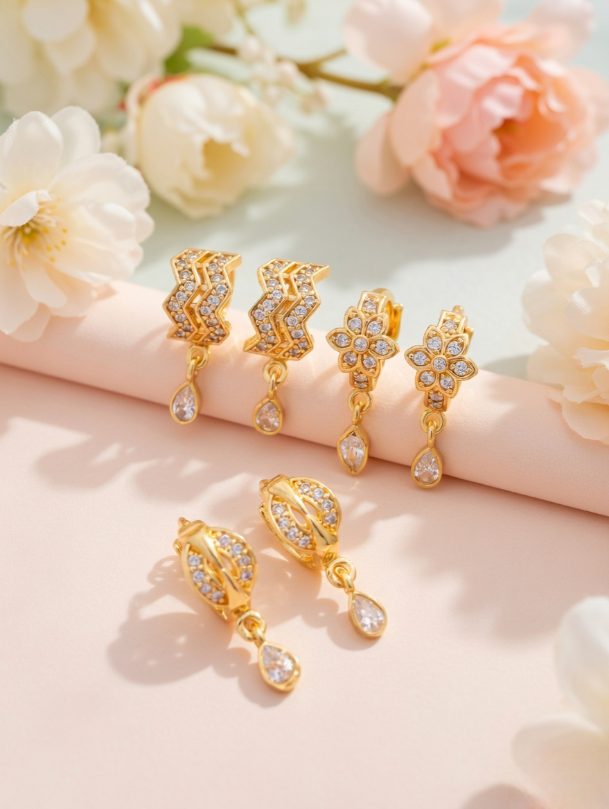 Classic Glam Hoop & Dangle Earrings