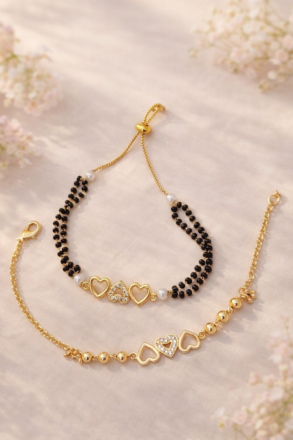Stylish Multi-Line Gold Bracelet for Women