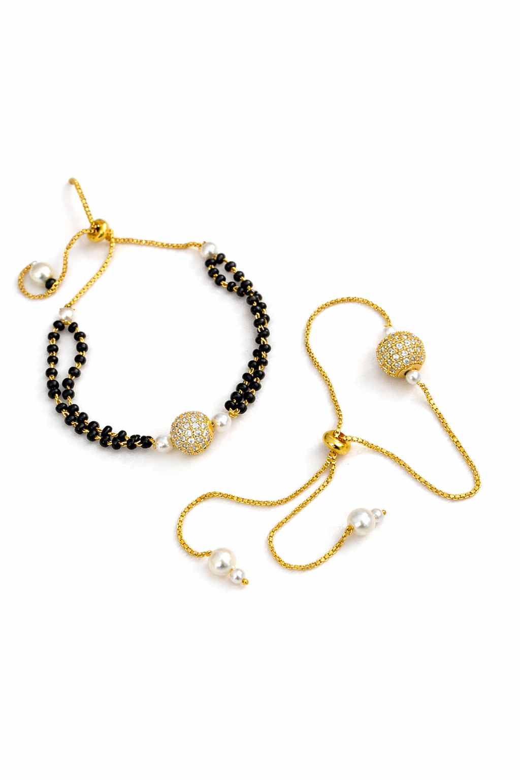 Classic Gold Plated Stone Bracelet
