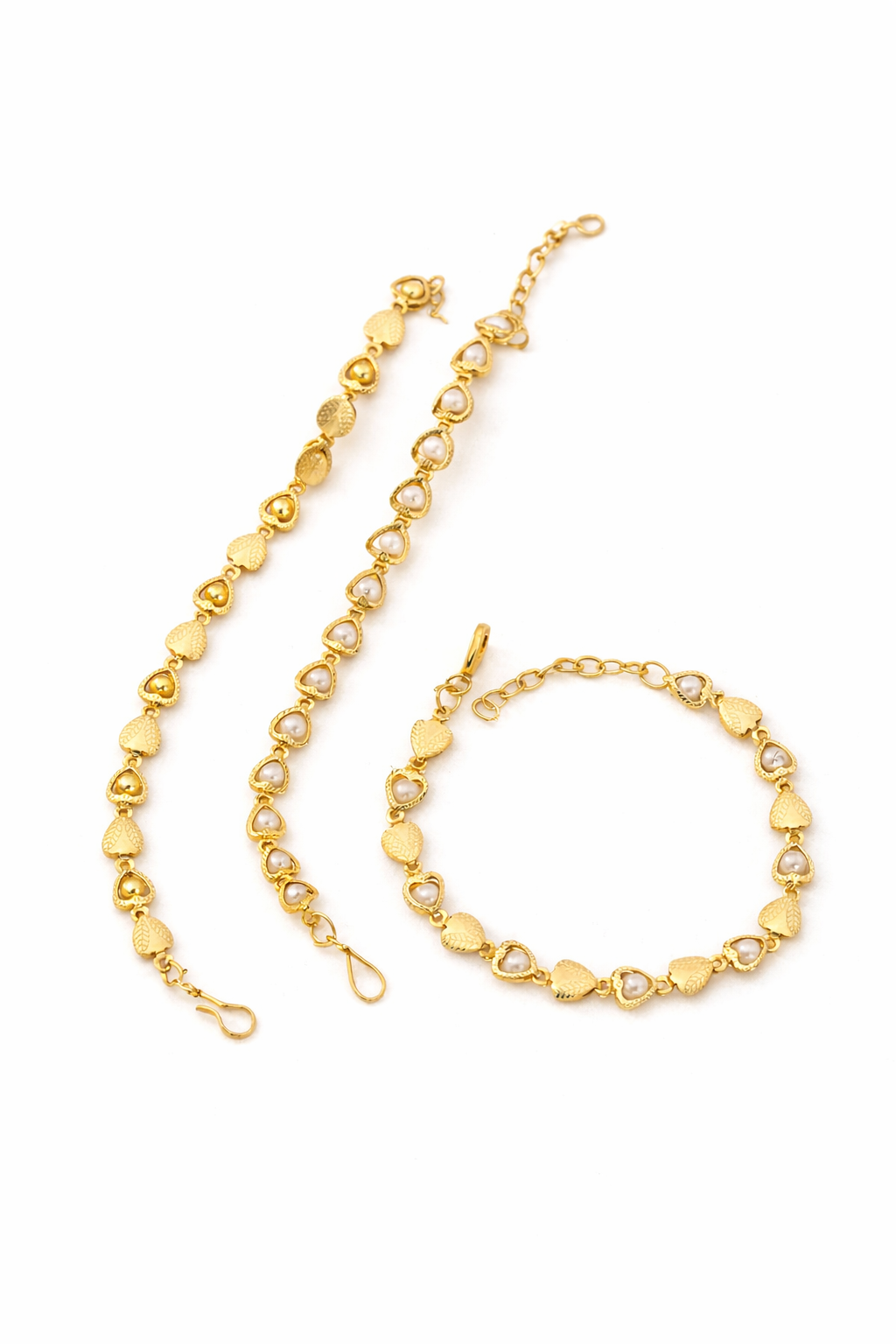 Designer Slim Gold Chain Bracelet