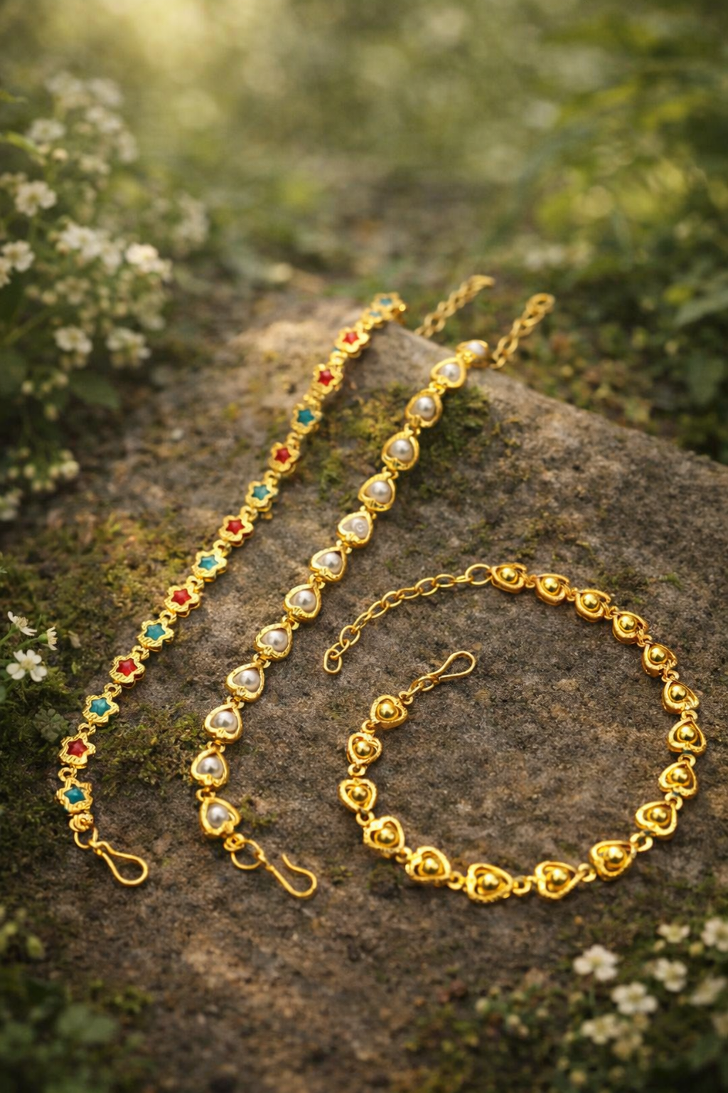 Chic Everyday Wear Gold Bracelet