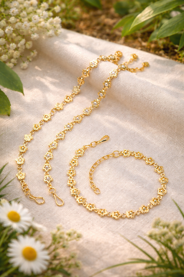 Luxury Gold Plated Crystal Bracelet