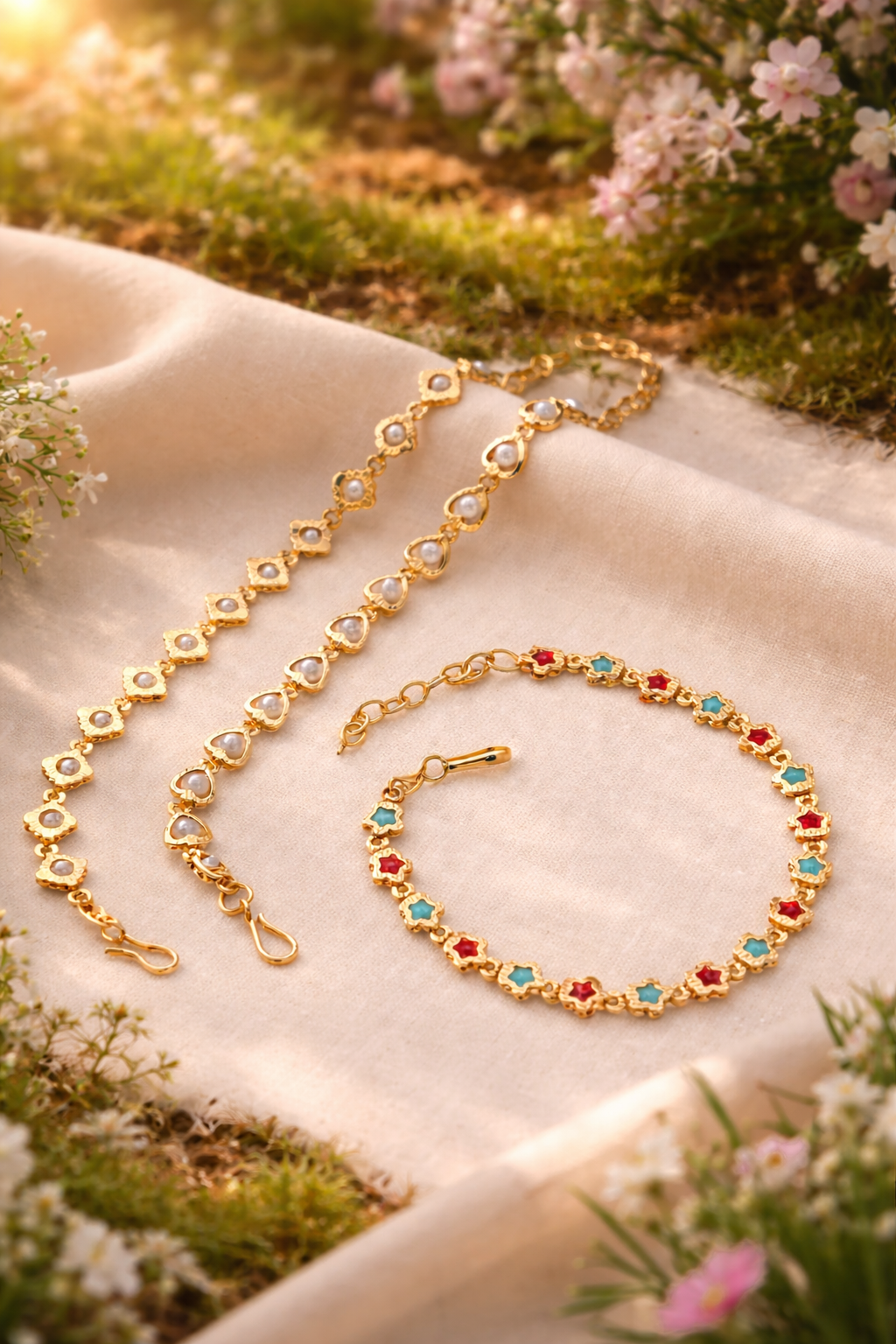 Modern Gold Bracelet with Subtle Shine