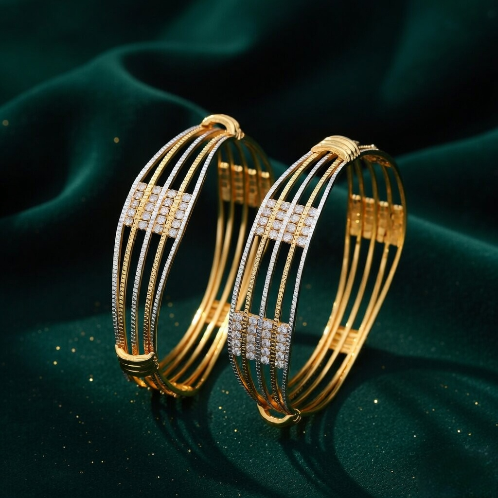Timeless Classic Gold Bangles Set