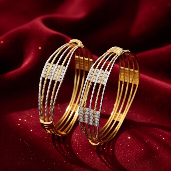 Timeless Classic Gold Bangles Set
