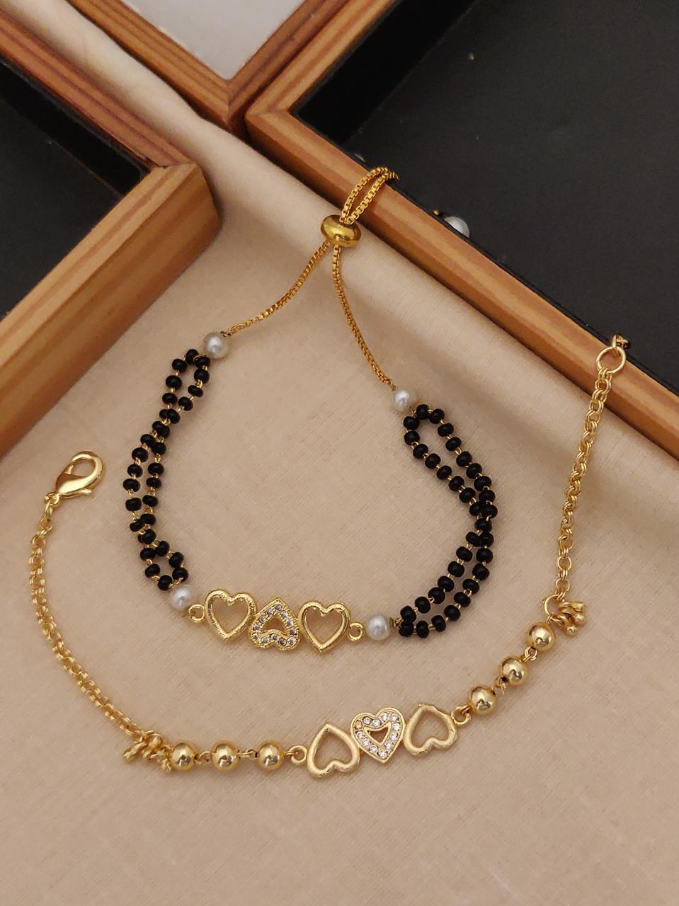 Stylish Multi-Line Gold Bracelet for Women