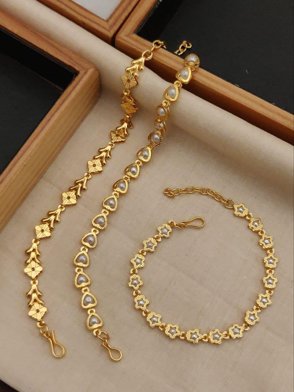 Fashionable Multi-Layer Gold Bracelet