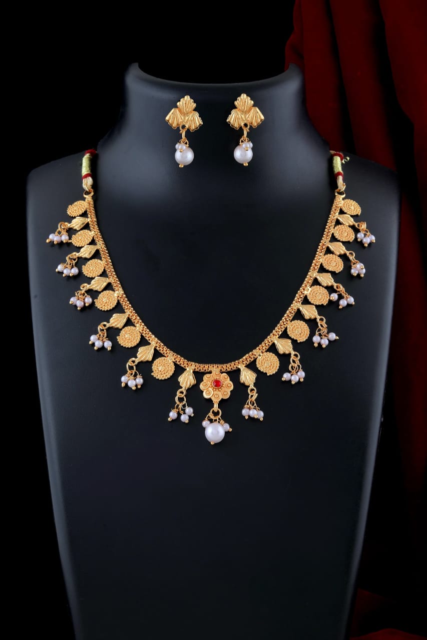 Golden Affection Charm Necklace