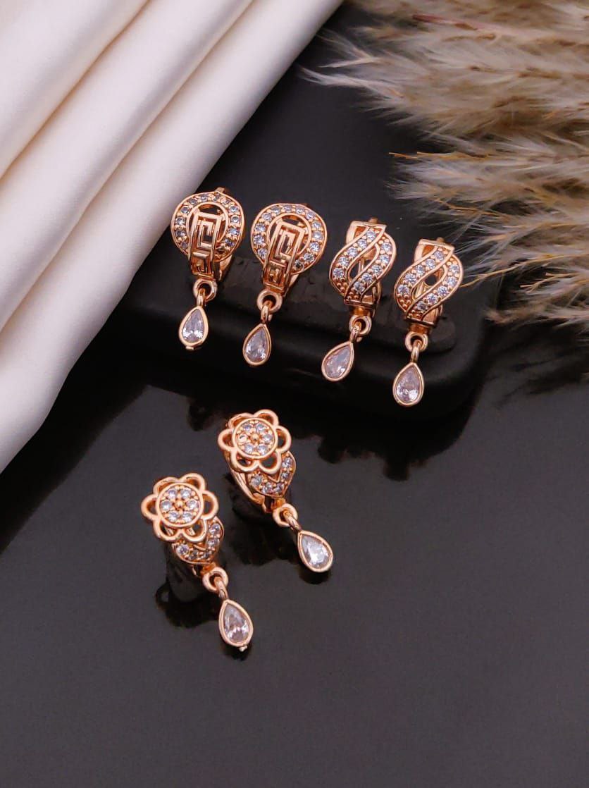 Majestic Shine Designer Gold Earrings