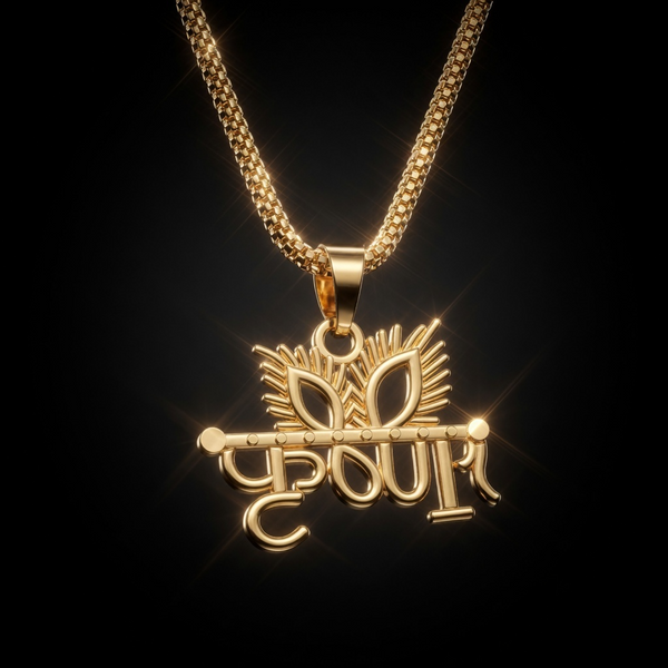 Elegant Heart Glow Gold Necklace