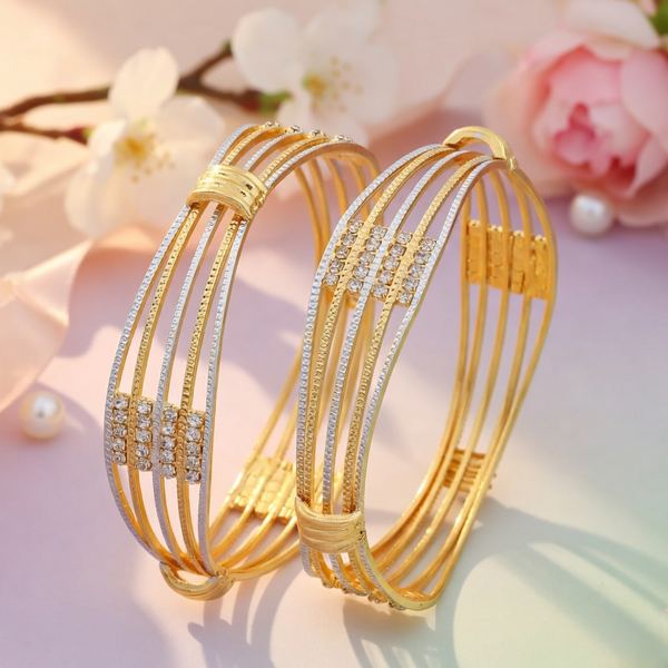 Timeless Classic Gold Bangles Set