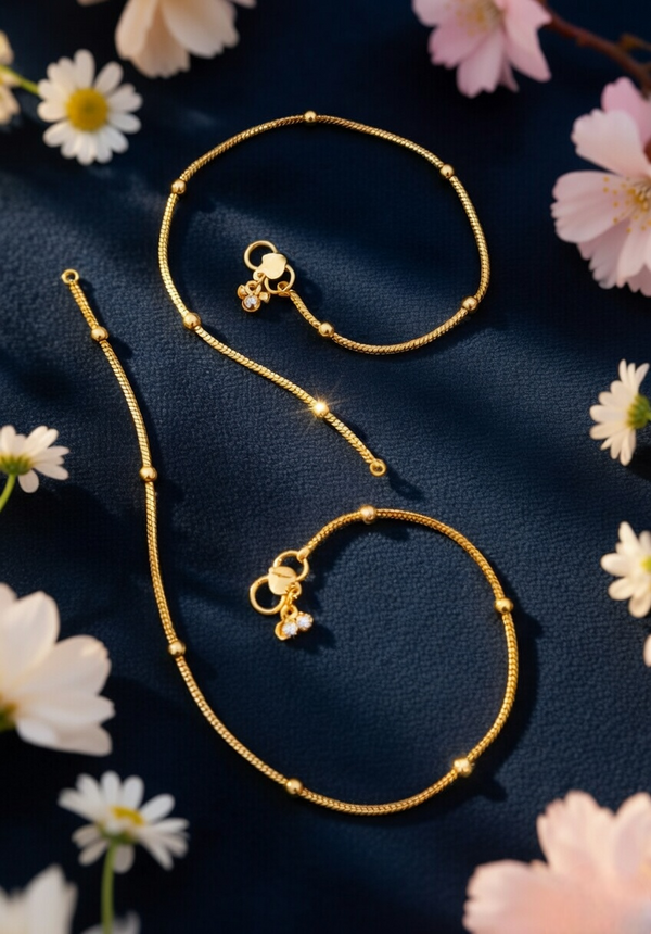 Elegant Bloom Anklet