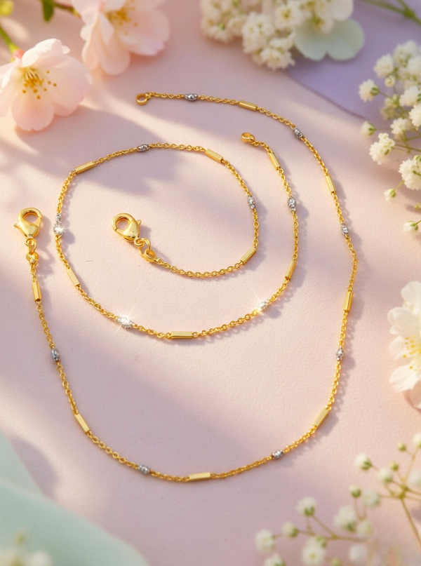 Chic Floral Anklet